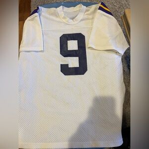 Vintage Tommy Kramer Minnesota Vikings Sandknit Jersey #9 Size XL